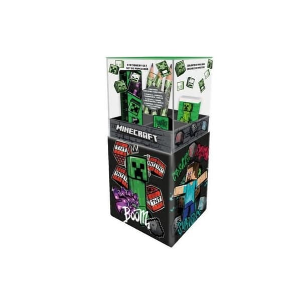Minecraft Creeper papeterisæt 5 dele