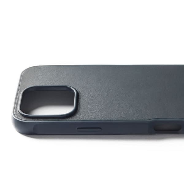 Mujjo Läderfodral Shield iPhone 16 Pro Max - Blå - MUJJO-CL-057-SB