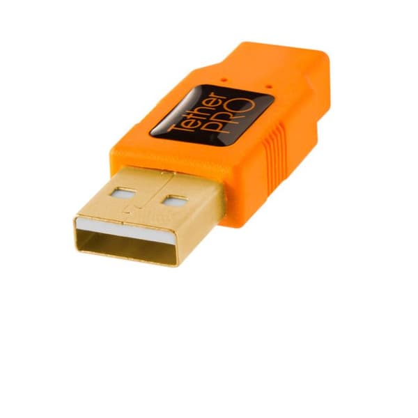 USB-kaapeli - Tether Tools - CU5430ORG - USB 2.0 - A Mies Micro B 5-nasta - Väri Oranssi
