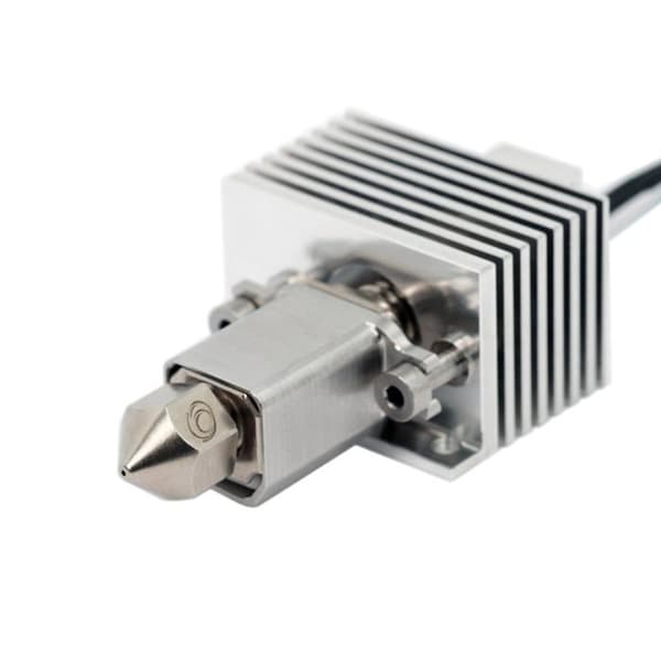 Hotend til 3D-printer - Micro-Swiss - FlowTech - Forkromet messing - Bondtech CHT dyser - 50 mm³/sec