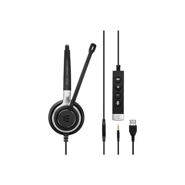 Micro-headset - EPOS - IMPACT SC 635 USB - Kablet - Over-ear - Sort, Sølv