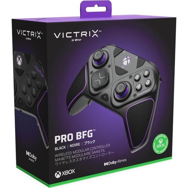 Trådløs controller PDP Victrix Pro BFG - PC, Xbox One og Series X|S - Sort