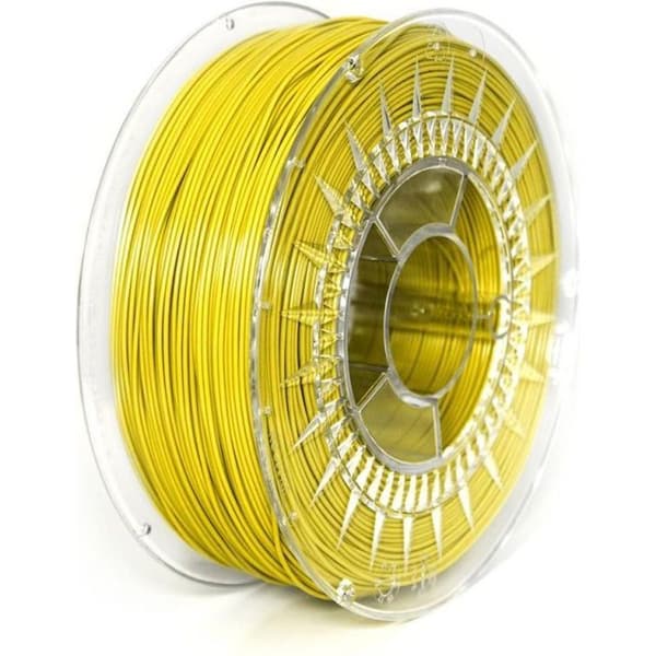 Filament til 3D-printer - DEVIL DESIGN - PLA - Gul - 1,75 mm - Min. temp. 195°C