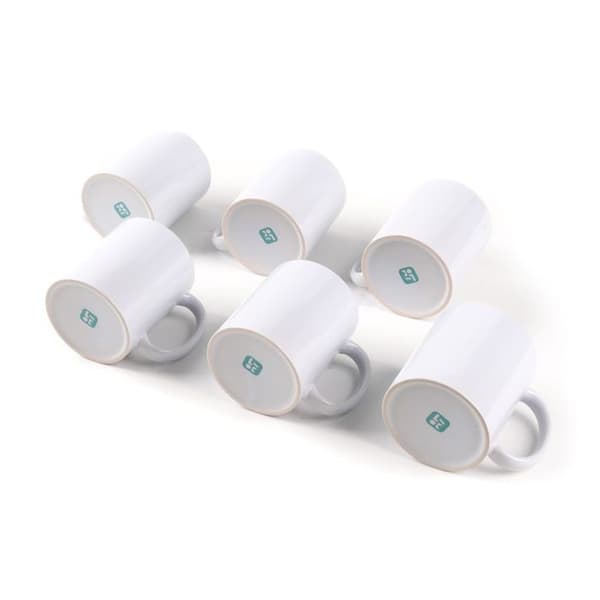 Sublimeringsmuggar - Tomma - 325 ml - 6-pack