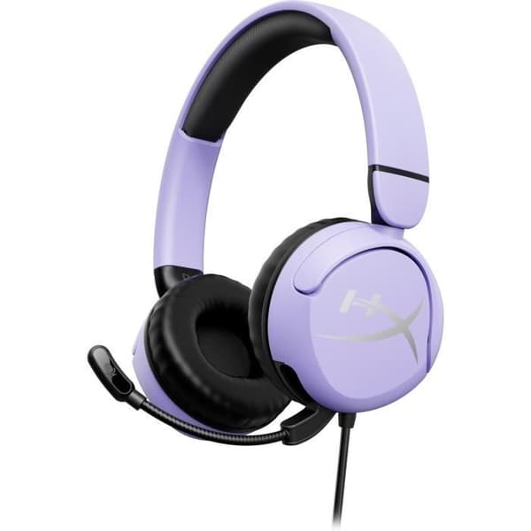 Wired Gaming Headset - HyperX Cloud Mini - til PC & konsol - Lavendel