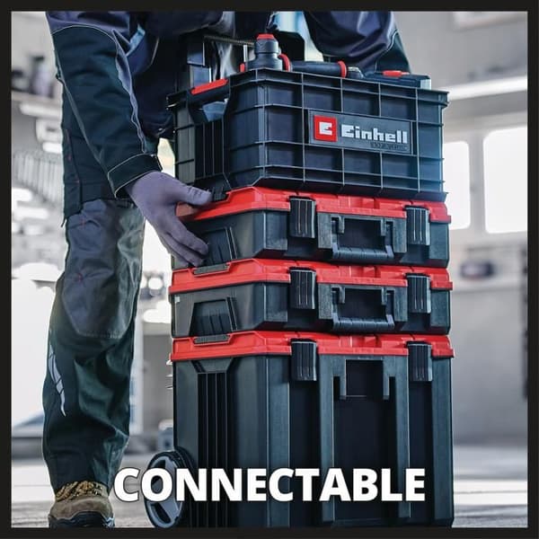 Einhell Kuljetuslaatikko E-Case (max. 90 kg, E-Case Einhell -sarja, pinottava, lukittava)