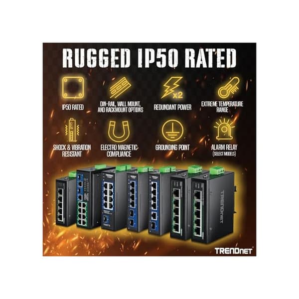 Trendnet TI-PG80B RJ-45 16Gbps Switch