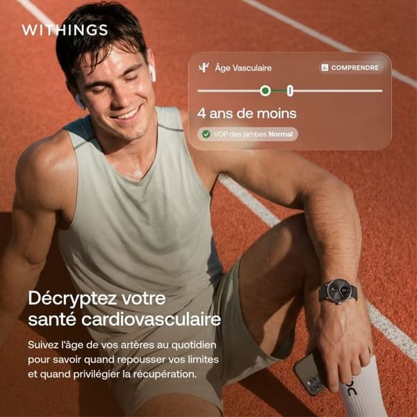 Vægtskala Withings BodyFit Sort