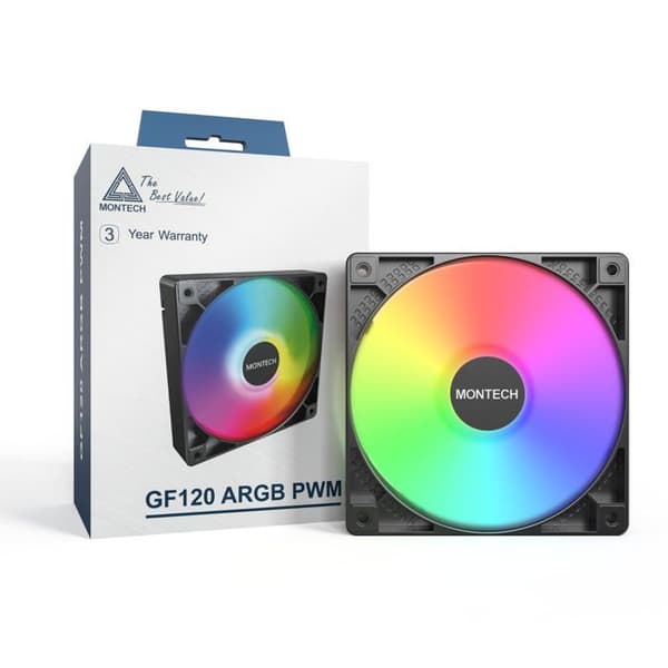 Montech GF120 ARGB PWM Sort