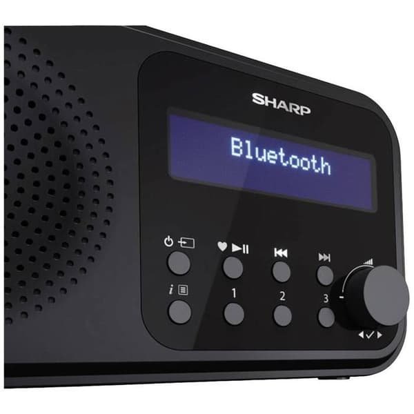 Sharp DR-P420 Pöytäradio DAB+, DAB, FM Bluetooth, USB musta