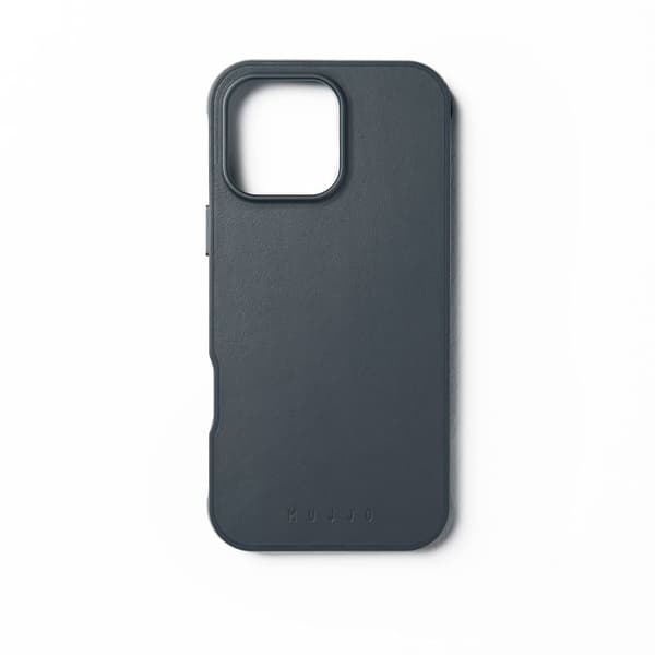 Mujjo Läderfodral Shield iPhone 16 Pro Max - Blå - MUJJO-CL-057-SB