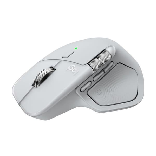 Mus - Logitech - MX Master 4 - Ergonomisk - Bluetooth - Silverljus