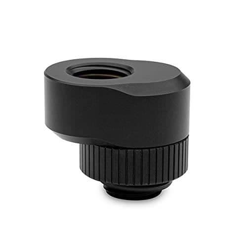 Rotationsadapter til vandkøling - EK WATER BLOCKS - EK-Quantum Torque Rotary Offset 7 - Hvid - Sort