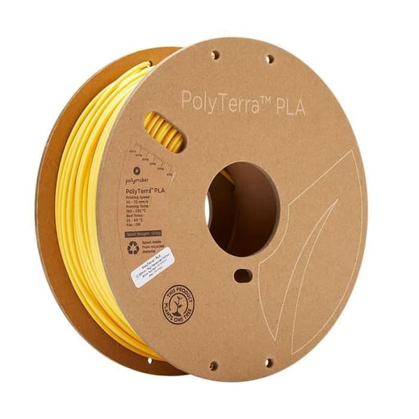 POLYMAKER - PLA filament til 3D-printer - PolyTerra - 1.75mm - 1Kg - Savannegul