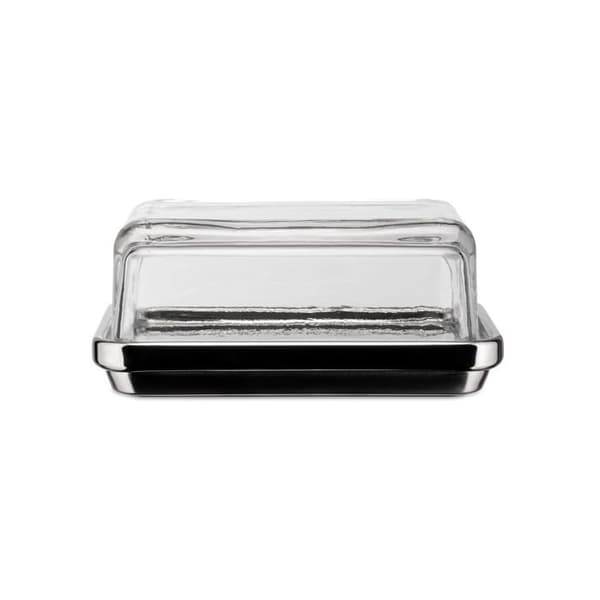 Smørrebræt - Alessi - ES03 - Rustfrit Stål - Glas - Moderne Design
