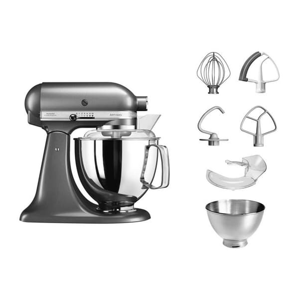 Kitchenaid Multifunktionsrobot 4.8l 300w grå tin - 5KSM175PSEMS