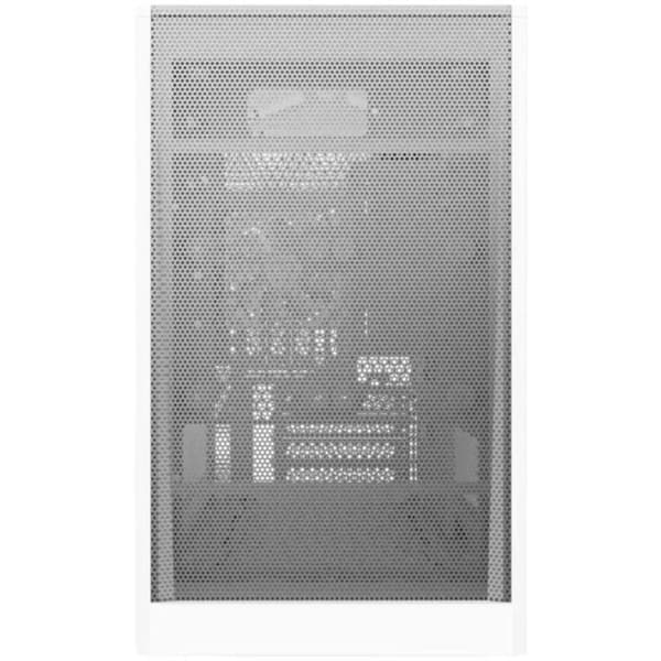Mini-torn datorlåda vit - Montech - Stål, härdat glas - mATX / mini-ITX format