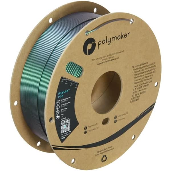 Filament PLA - POLYMAKER - Starlight [Comet] - 1,75 mm - FDM - Let at printe