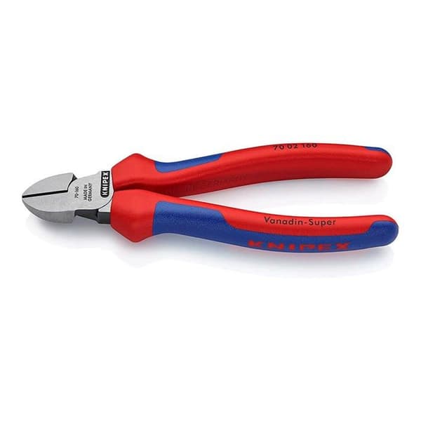 Sidetang - KNIPEX - 7002160 - Multi-komponent - 160 mm - Rød