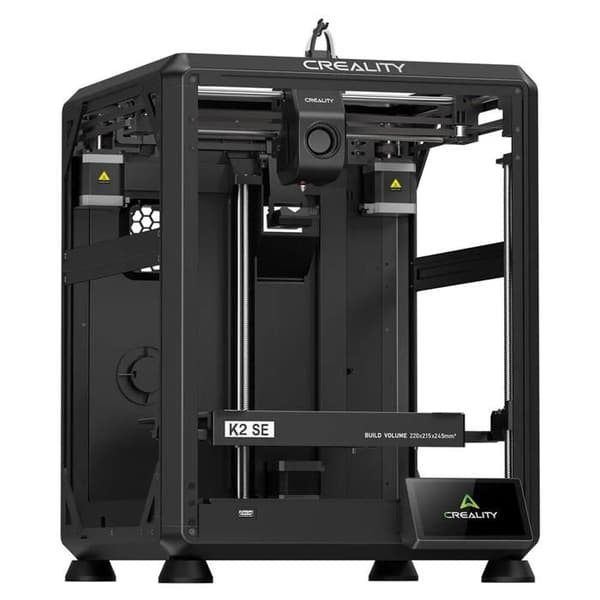 3D-printer - CREALITY - K2 SE - Strømforsyning 220V - Multi-materialer - Kompakt (Sort)