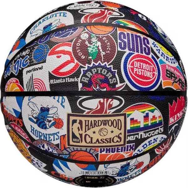Bold - WILSON - Team Retro - Størrelse 7 - Multifarvet - Sort