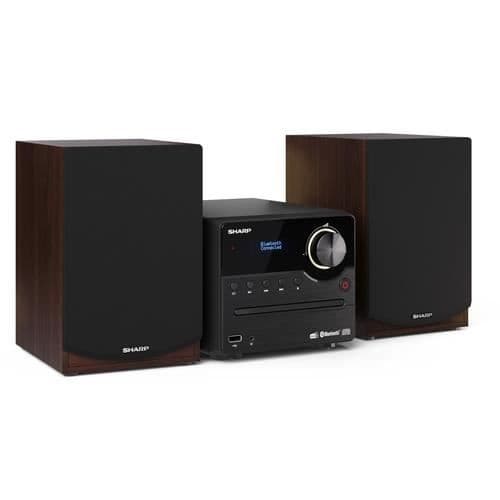 Microchain - SHARP - XL-B517D(BR) - Hjemmesystem - DAB Radio - Brun