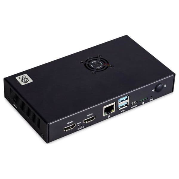 Raspberry Pi® Kasse til enkeltkortcomputer Passer til (udviklingssæt): Raspberry Pi® med køler