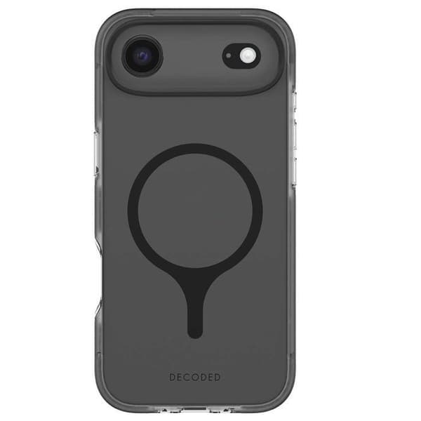 Coque Magsafe - DECODED - iPhone 17 Air - DropTec - Stødabsorberende - Sort Transparent