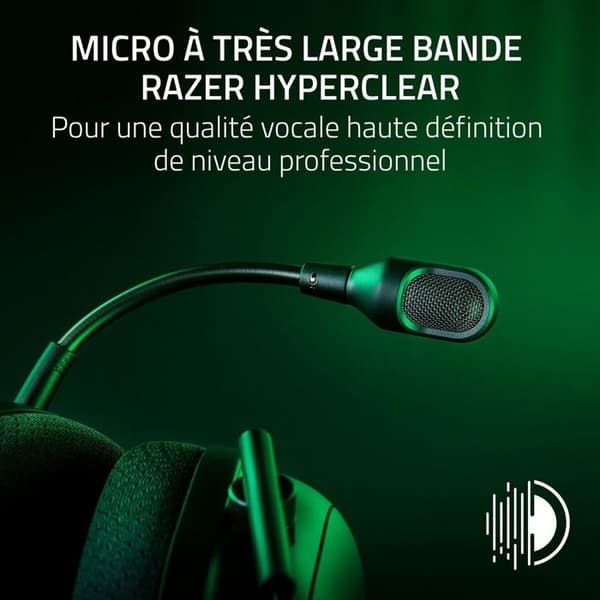 Razer BlackShark V2 Pro PC Headset - Trådløs - Sort