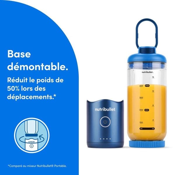 Blender Nutribullet FLEX Portable - Blå NBP013BL
