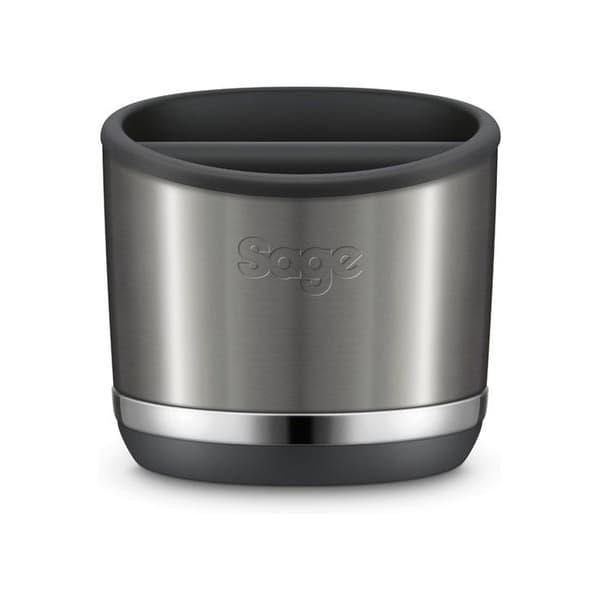 Bac til kaffegrums (Knock Box) - SAGE - Knock Box 20 - Sort rustfrit stål - Rustfrit stål - Op til 20 kaffepuder