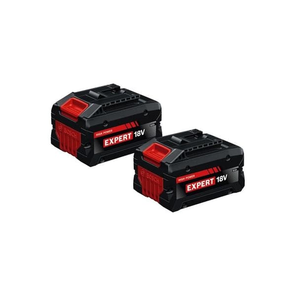 Pack med 2 batterier BOSCH EXBA 18V-80