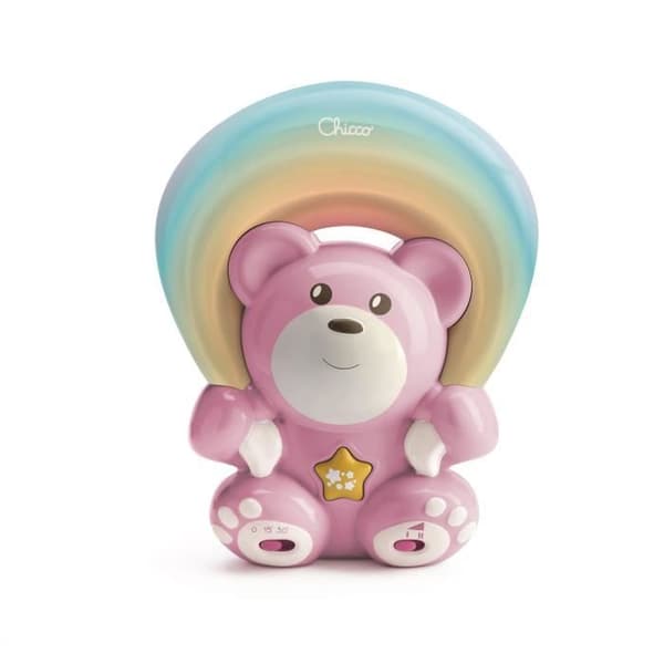 CHICCO Bear Rainbow Projektor Pink