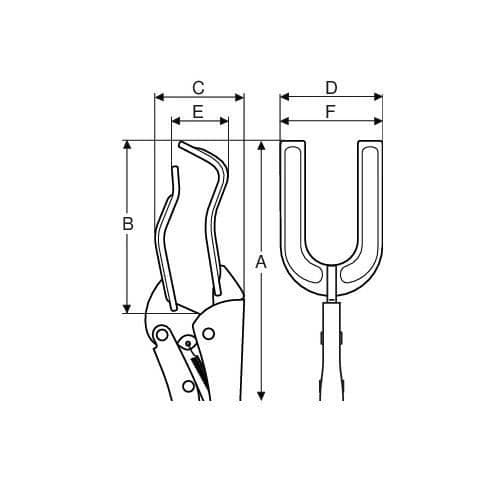 Bahco - Specialrörgrepp, 280 mm förkromad - 2966-280