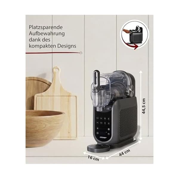 Granita-maskin - CLOER - 9960 - 2,5 L - 6 program - Touchpanel