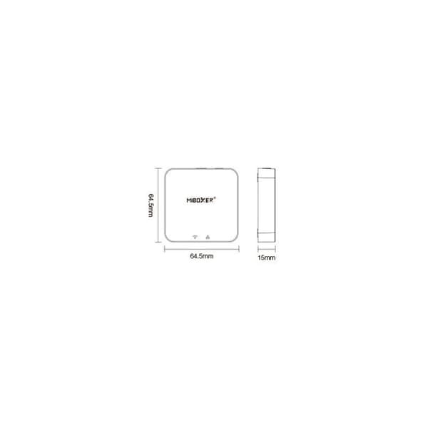 Multimode Controller - MI-LIGHT - ZB-Box3 - Zigbee 3.0 - Bluetooth Mesh - 128 tilsluttede enheder