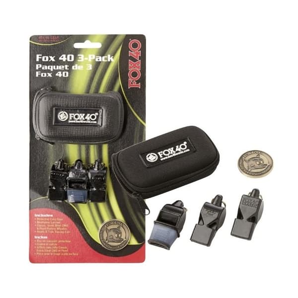 Pipetask - Fox - 3 stk - Sort - Multisport - Voksen