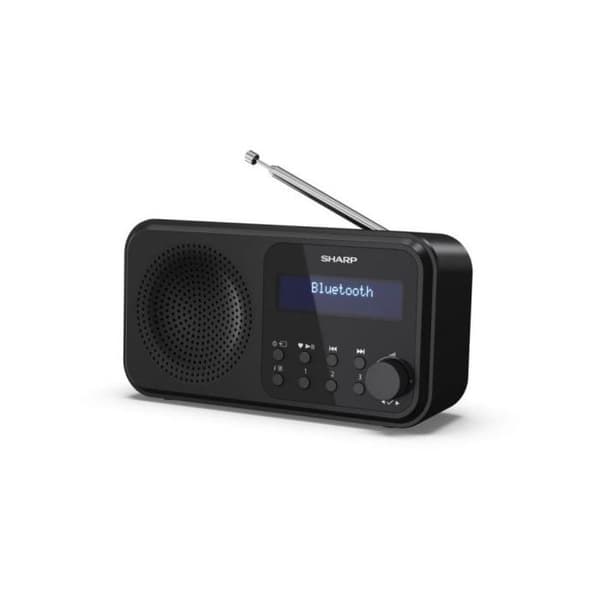 Sharp DR-P420 Bordsradio DAB+, DAB, FM Bluetooth, USB svart