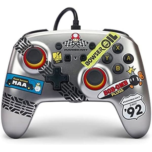 Spelkontroll - PowerA - Switch OLED och Lite - Trådad - 3,5 mm - USB-kabel 3 m