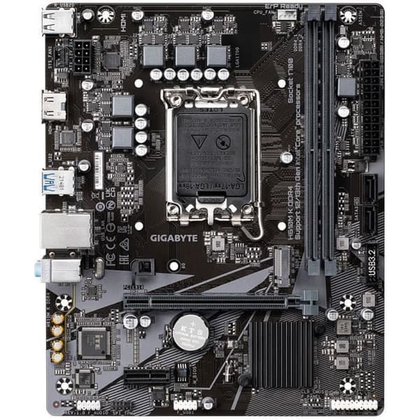 Moderkort - GIGABYTE - H610M K DDR4