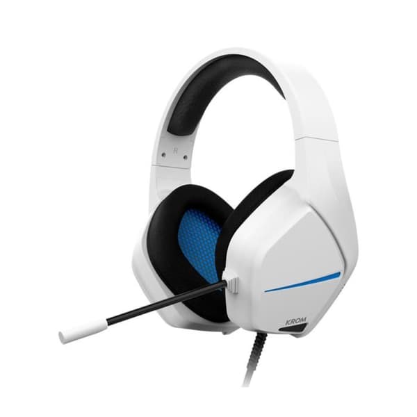 Spelheadset stereo – Krom – Kopa Move – Vit/Blå