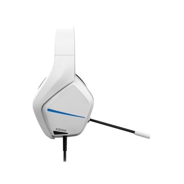 Spelheadset stereo – Krom – Kopa Move – Vit/Blå