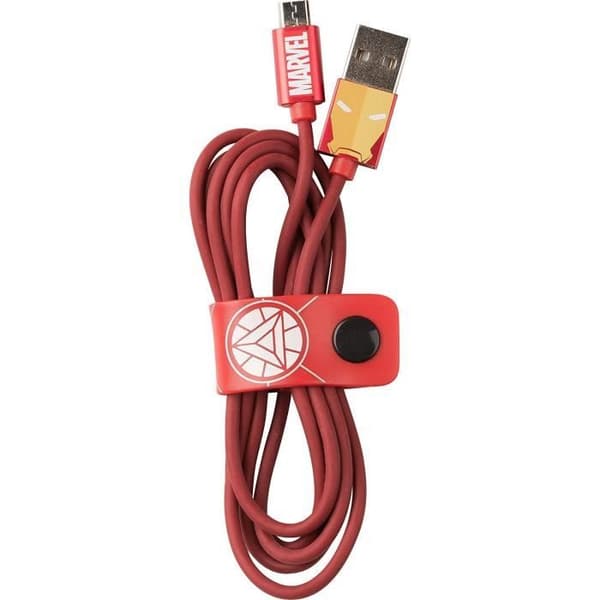 USB-kabel - Tribe CMR21604 - 1,2 m - USB A - Micro-USB B - Röd och Vit