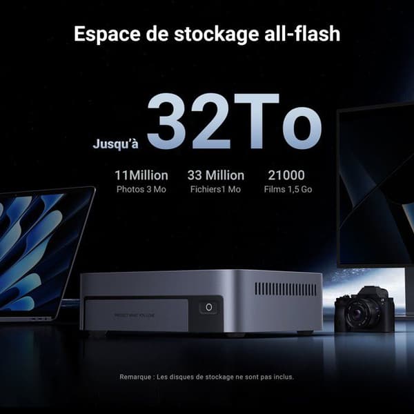 NAS-server - UGREEN - DXP480T Plus - 4 fack - 8 GB