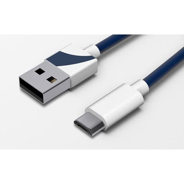 USB-kabel - Tribe CMR23403 - 1,2 m - USB A - Micro-USB A - USB 2.0 - Blå, Vit