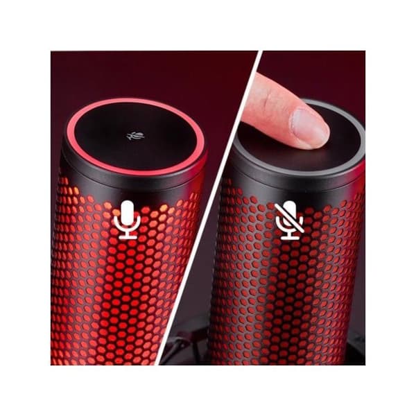 HyperX Quadcast 2 Mikrofon för Streaming med USB-kondensator Vit
