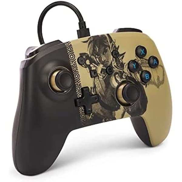 Spelkontroll - PowerA - Switch OLED och Nintendo Switch Lite - Trådad - USB-kabel 3m - 3.5mm ljuduttag