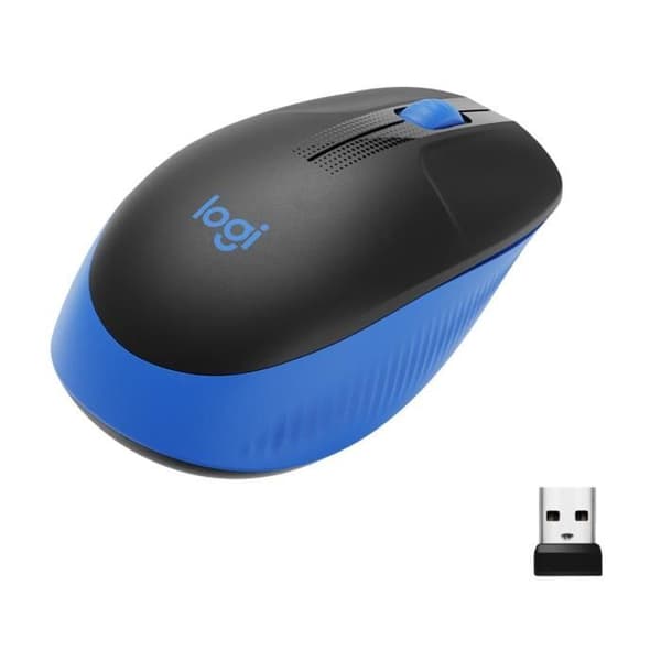 Mus - Trådlös - Logitech - M190 - Blå