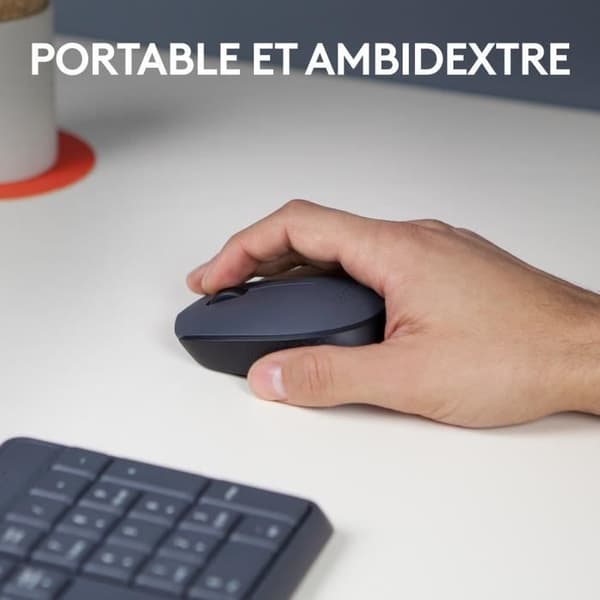 Mus - Trådlös - Logitech - M170 - Grå - Ambidextrös