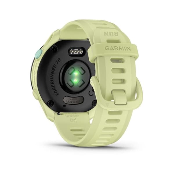 GPS-klocka - GARMIN - Forerunner 70 - Citron - AMOLED pekskärm - Batteritid 13d/23h